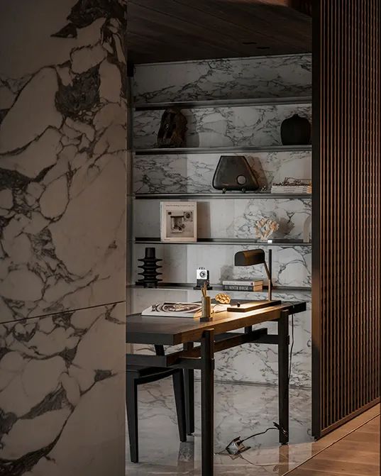 Arabescato Marble Tiles For Study Room Wall.jpg