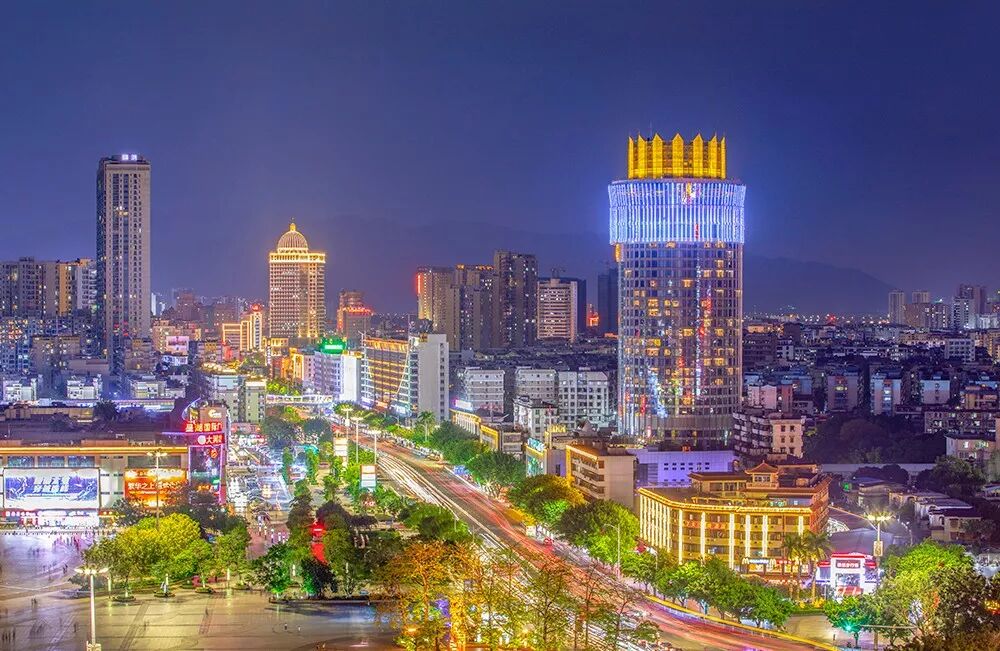 肇庆夜景.