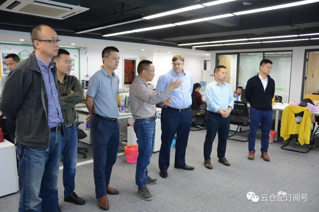 太古饮料集团物流总经理瑞杰森先生一行莅临云仓配总部参观指导