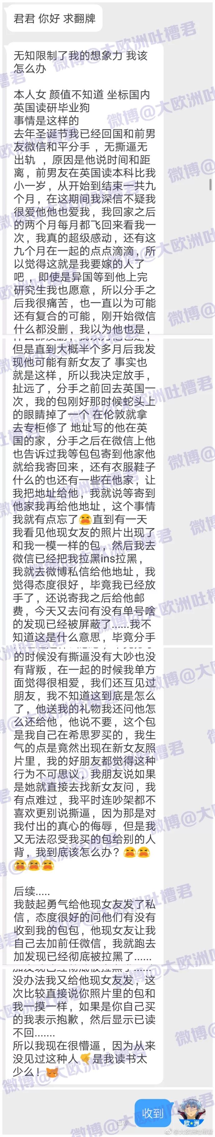 我的贵妇包出现在ex现女友照片里，无知真的限制了我的想象 - 2