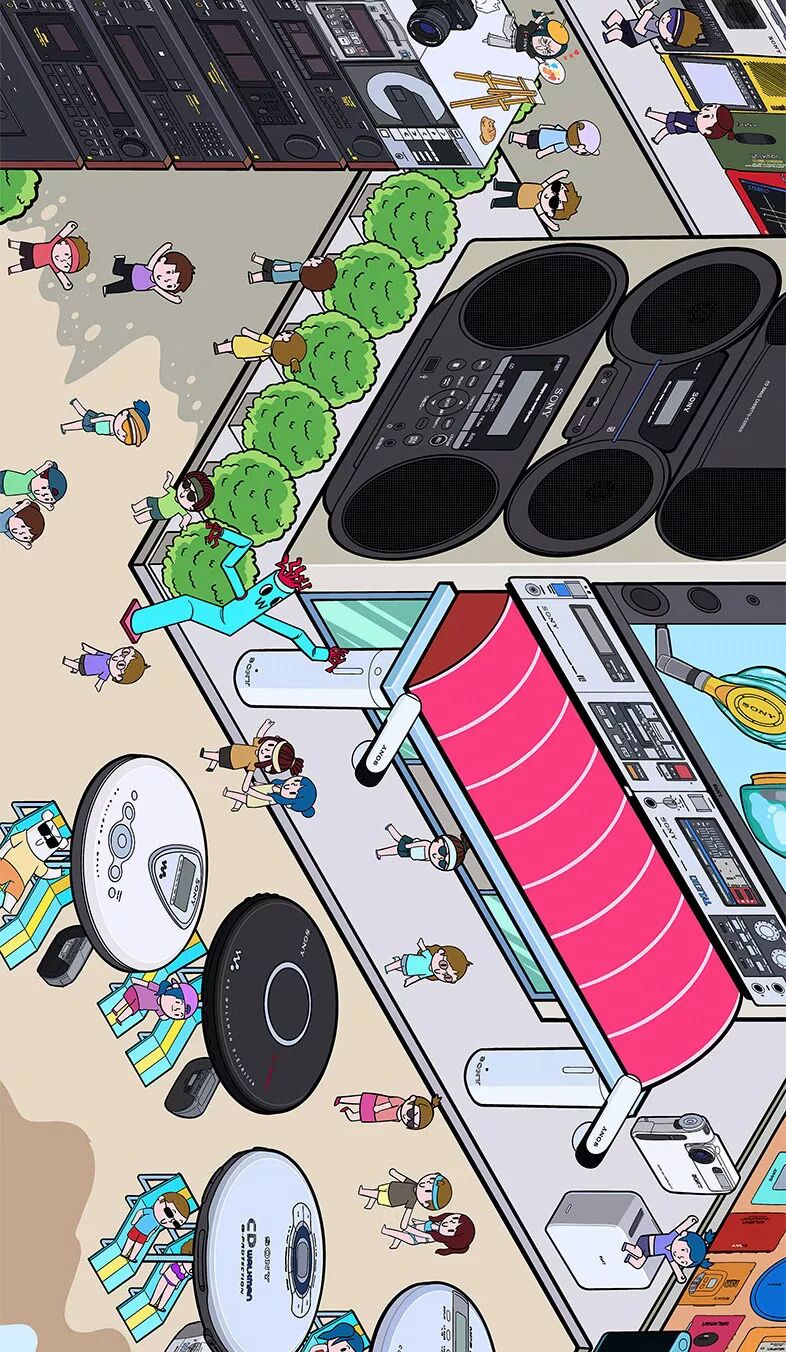 sony索尼,365 3个索尼产品汇聚成sony expo 2019索粉派对的震撼长卷