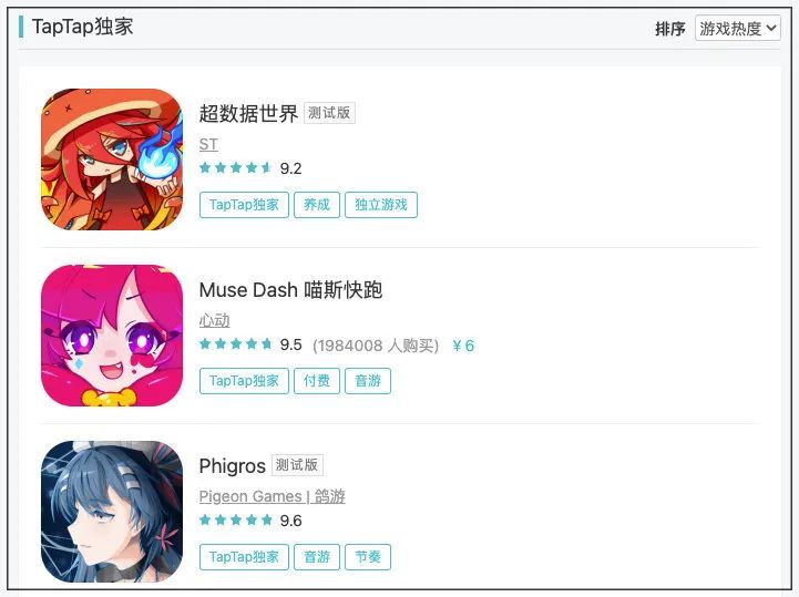 五年了，有多少厂商把安卓独占权交给了 TapTap ？