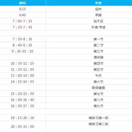 全國重點(diǎn)高中作息時(shí)間大比拼，出那么多學(xué)霸也不是沒有道理的