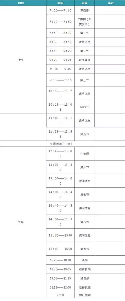 全國重點(diǎn)高中作息時(shí)間大比拼，出那么多學(xué)霸也不是沒有道理的