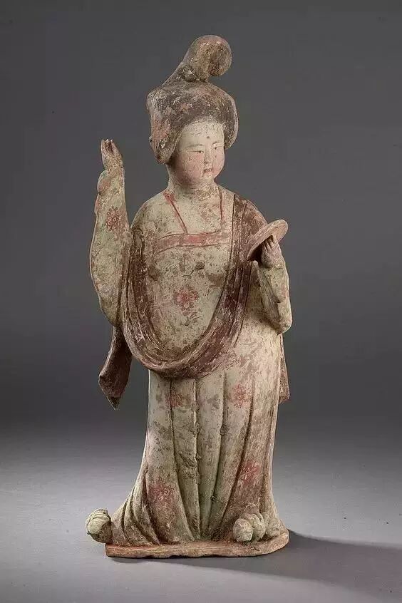 一群胖胖脸阿姨唐俑学习从仕女陶偶开始