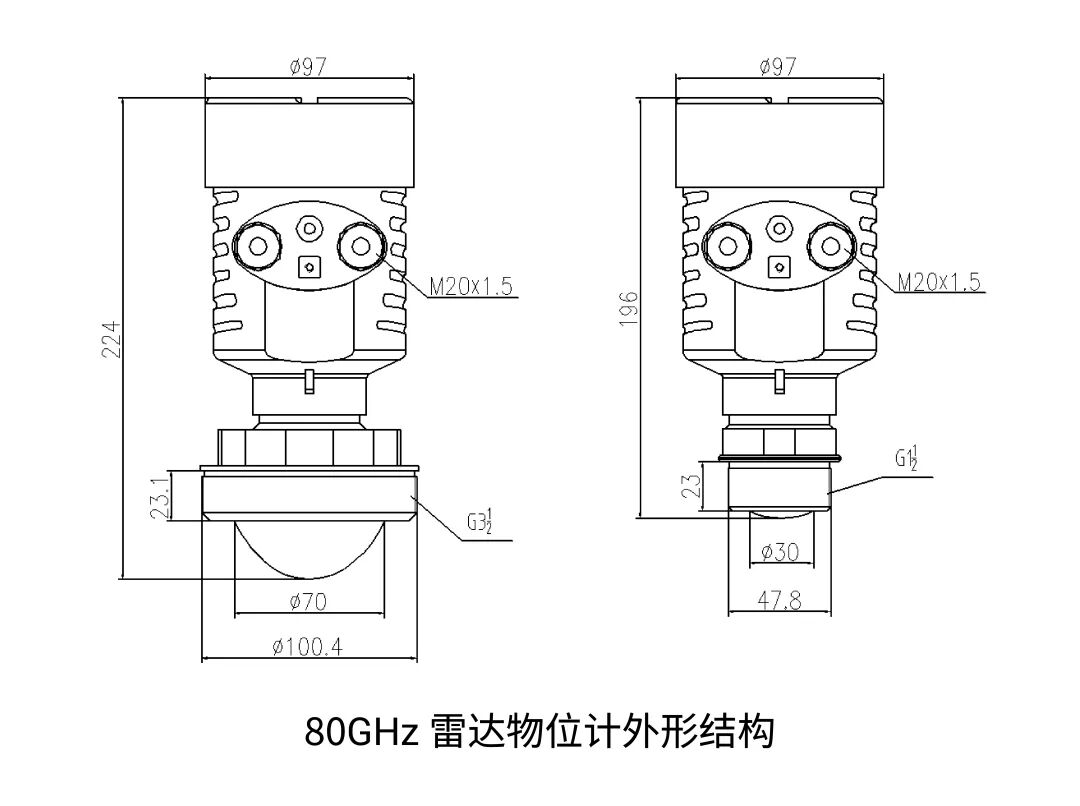 遠東ULR3000系列 80GHz高頻雷達物位計：特點介紹！