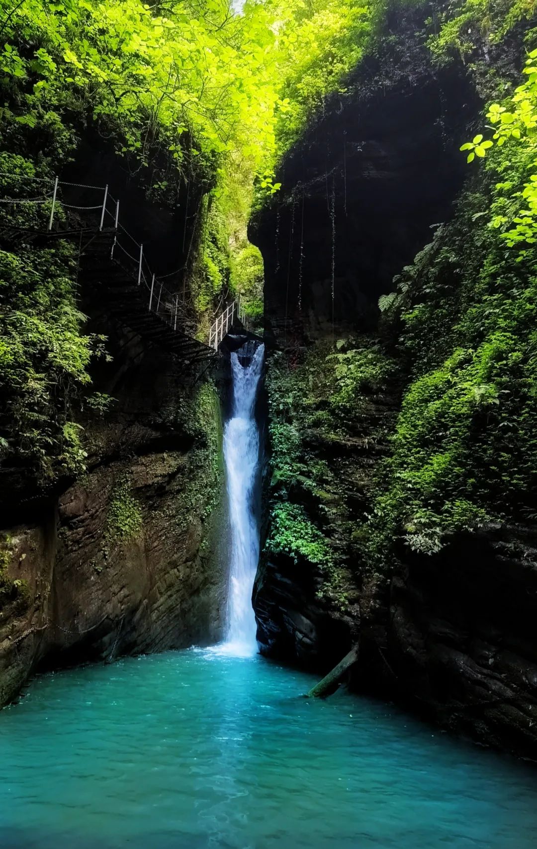 坐龙峡风景区图片图片