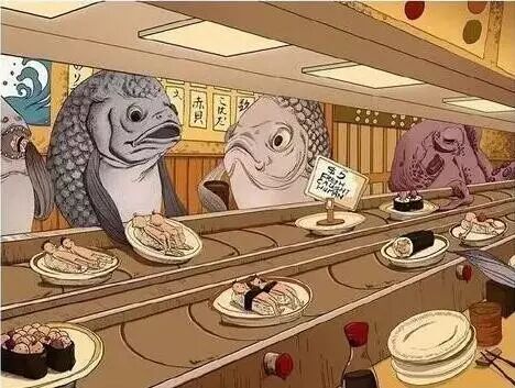 当人肉被动物从超市买回来