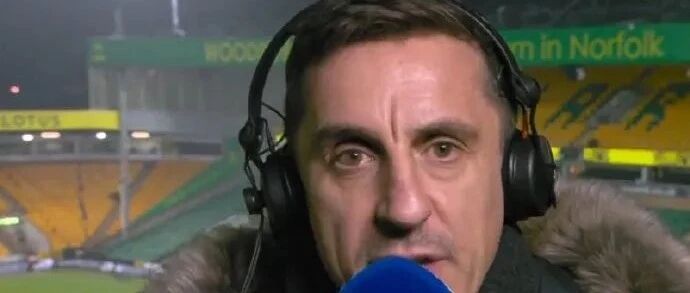 大内维尔：曼联如果面对诺维奇以外的其他英超球队会遇到大麻烦