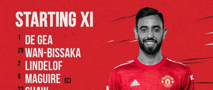 埃弗顿VS曼联首发名单