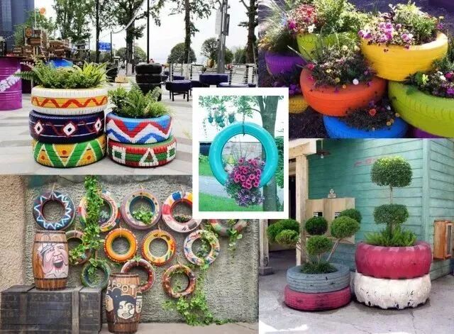 废旧轮胎创意无限