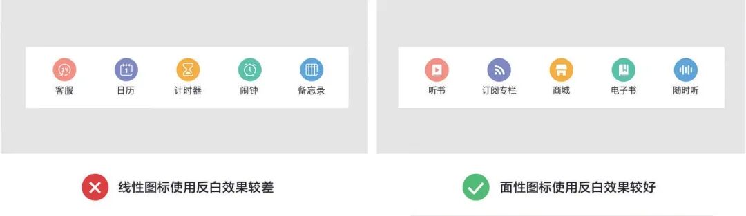 用户界面中的图标，怎么设计才更合理？