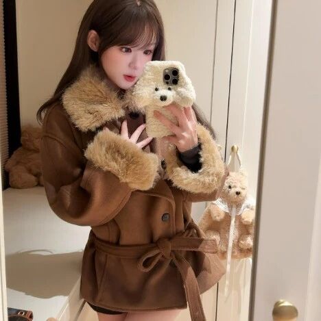 金敏喜大衣~好有古早韩味~