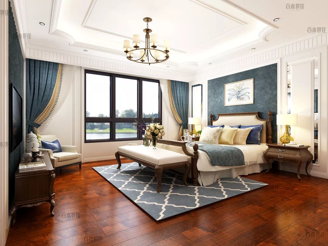 巧用地板搭配出完全不同的美式风格