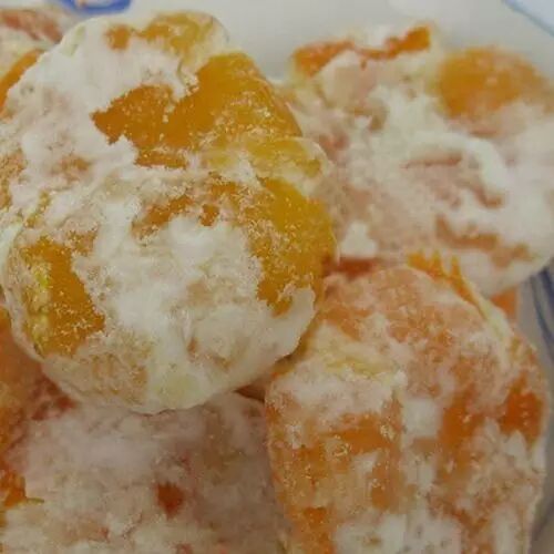 乔饼:以湖南当地盛产的柑橘为原料制作的蜜饯食品