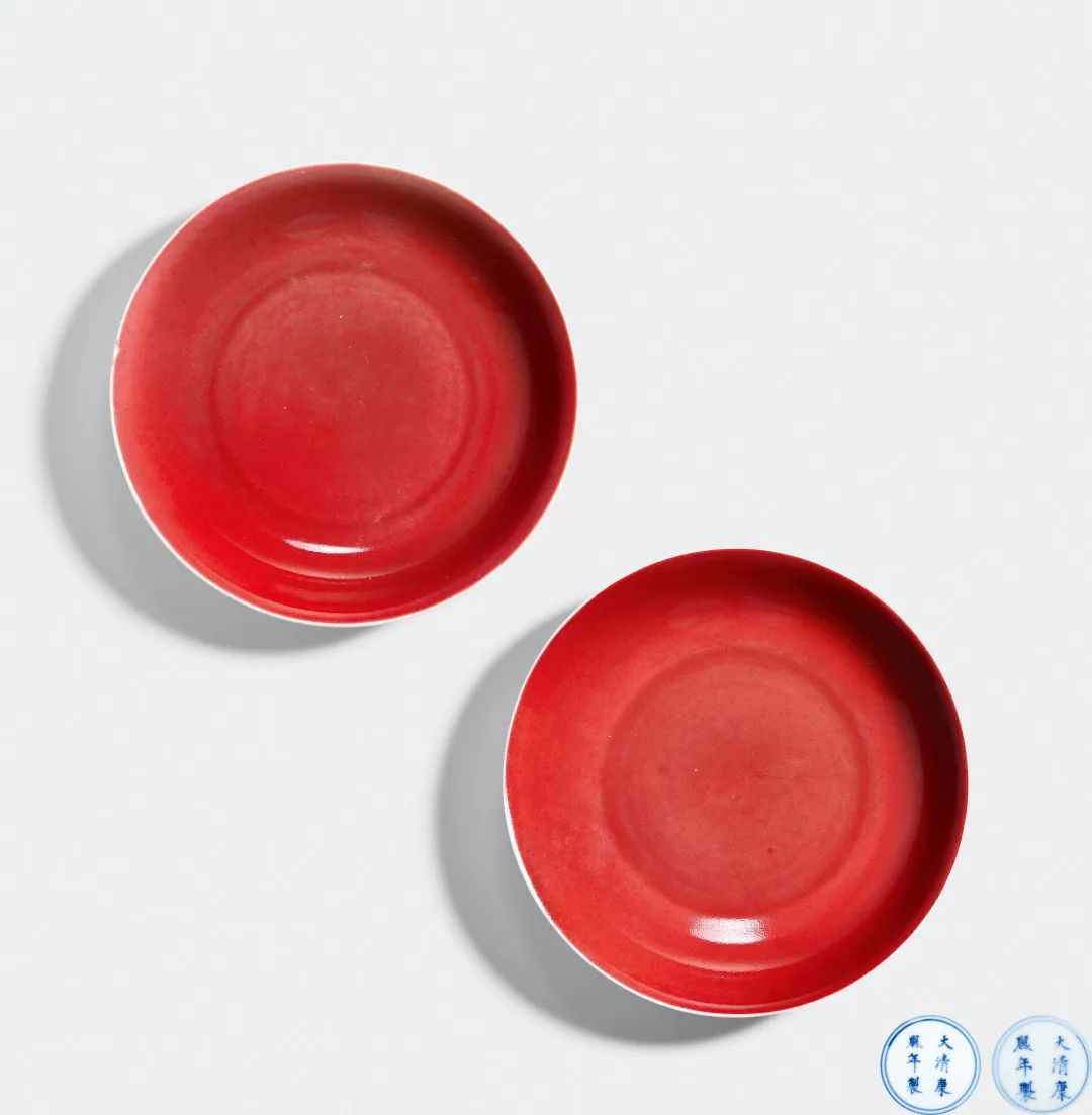 中国缸豆紅釉香合蓋物23点まとめてC6656A