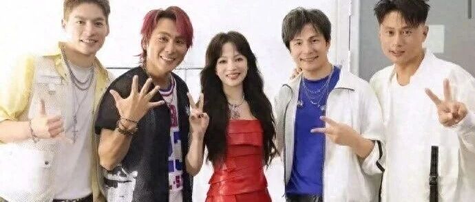孙协志晒5566和张韶涵的合影,网友:梦回《MVP情人》