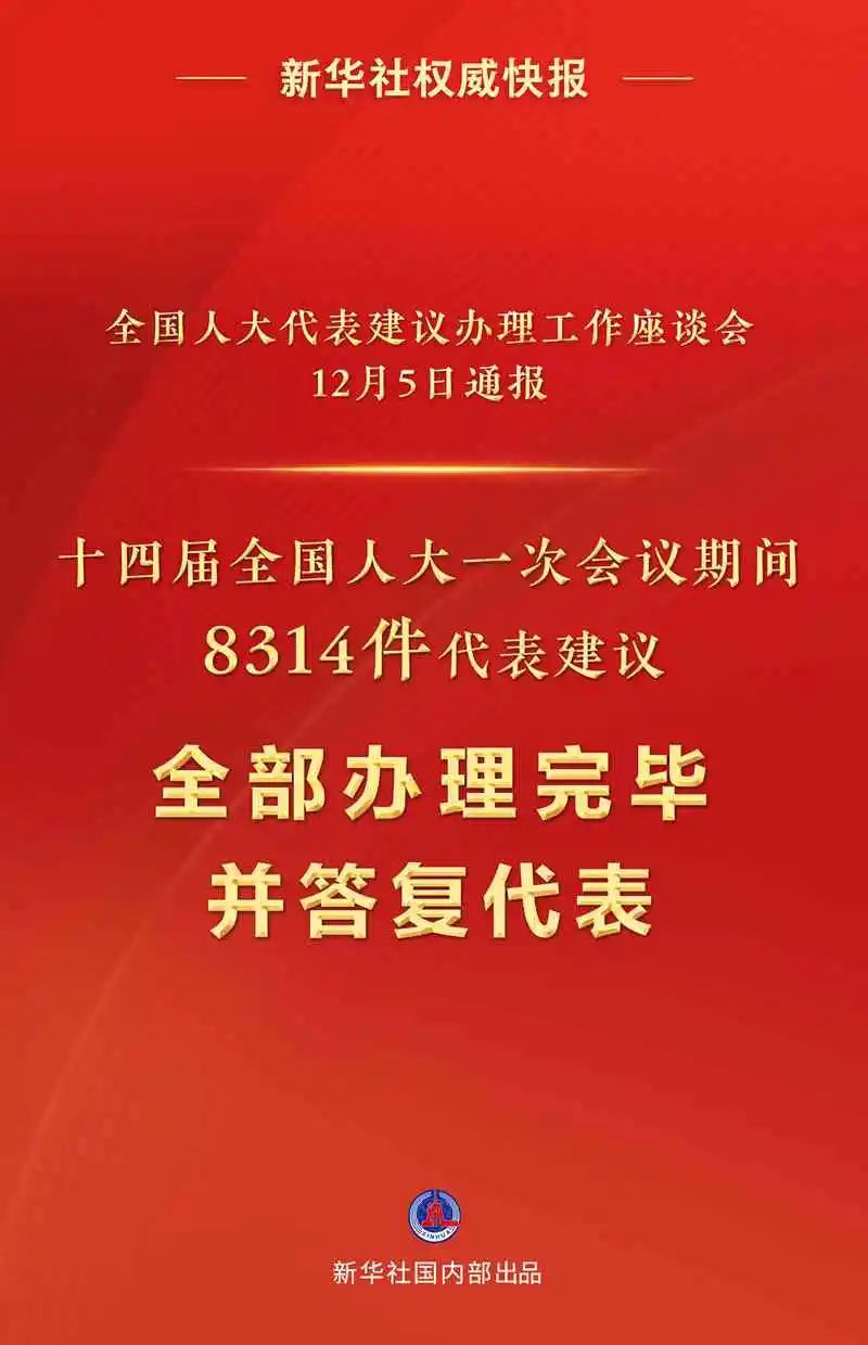 從12月5日在河北正定舉行的全國人大代表建議辦理工作座談會上獲悉