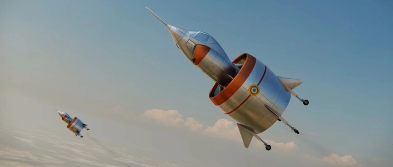 不像地球上的战斗机，没有机翼，可以垂直起降