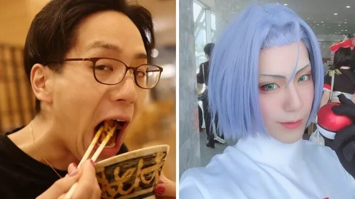 岛国一群coser放出自己照片和真实样子的对比，高手，这是高手....（组图） - 7