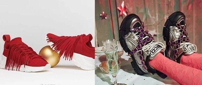 继“老爹鞋”后，超模奚梦瑶都hold不住的“面条鞋”来了