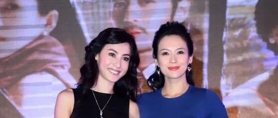 张柏芝“黑白”打扮现身活动，凭颜值和身材撑起了土气的穿搭！