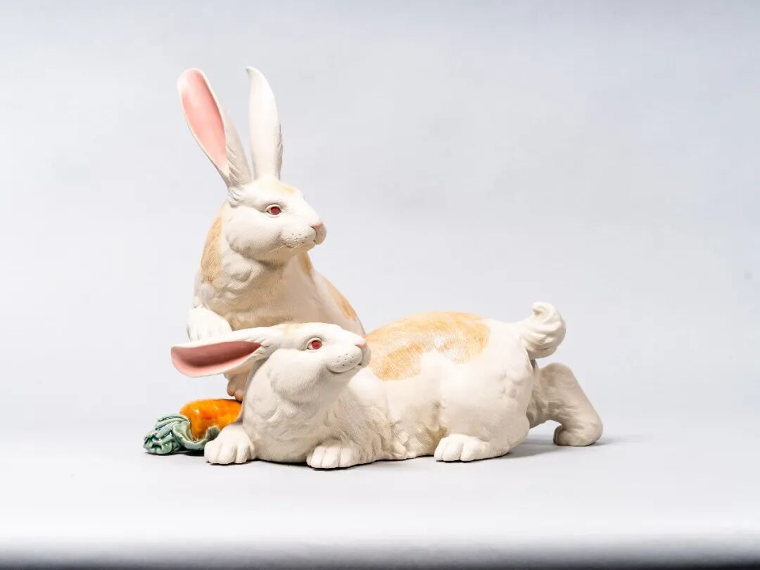 小兔子来了珠海举办大展宏兔石湾贺年生肖陶艺巡回展