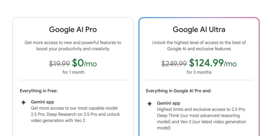 Google announces 'AI Pro' and new $250/month 'Ultra' subscription