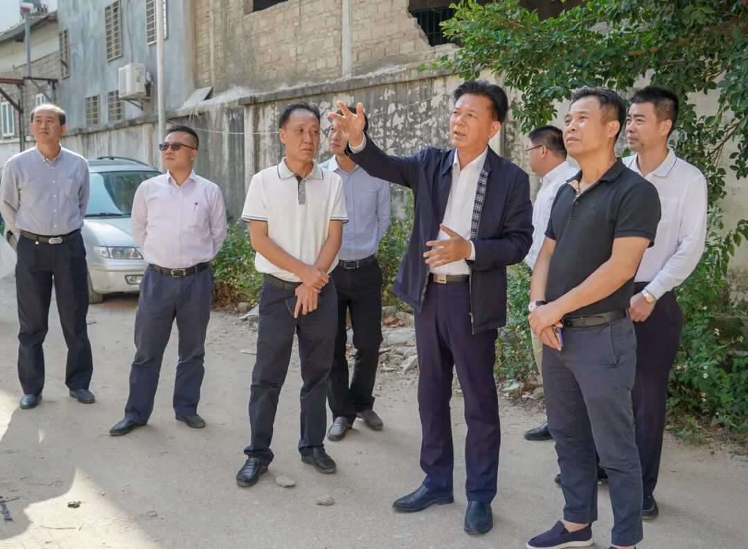 加压加力加码推进濠江区领导督导两搬工作