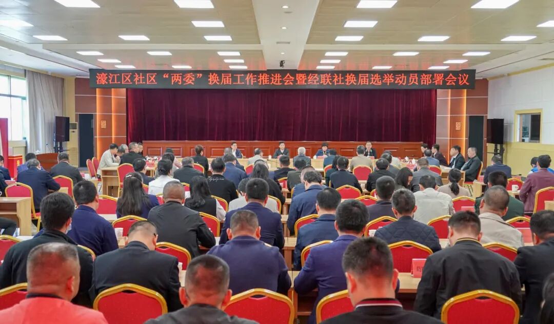 濠江区召开社区"两委"换届工作推进会暨经联社换届选举动员部署会议