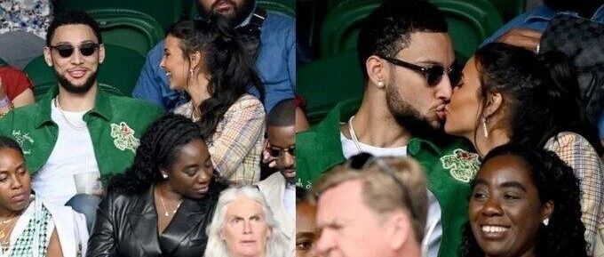 再见了，詹娜！西蒙斯公开新女友！两人当众激吻！恩比德要气炸了