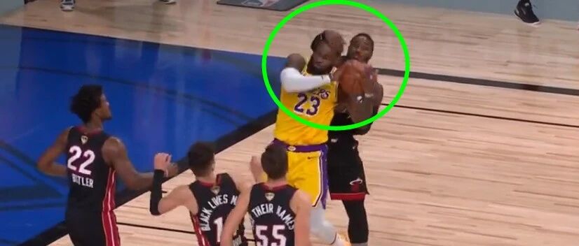 如果打不死，就往死里打？詹姆斯要被打残了！这动作到底是硬还是脏