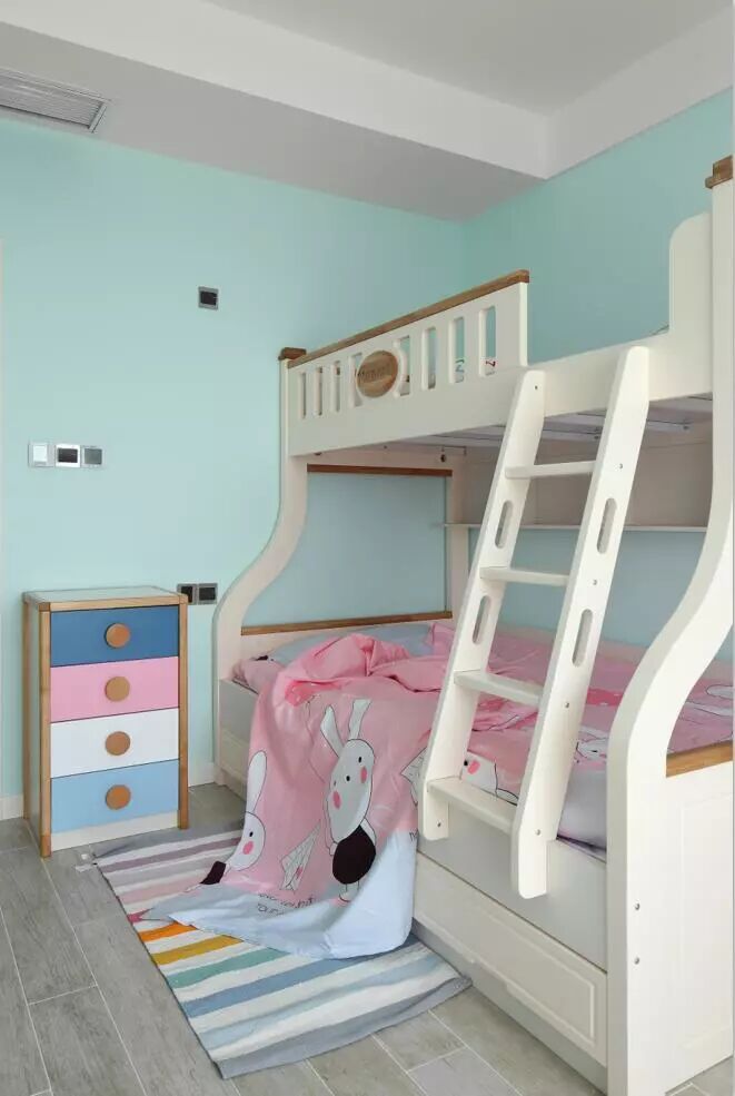 120㎡北歐新房，唯美客廳大氣有活力，廁所雙台盆實用極了！ 家居 第21張