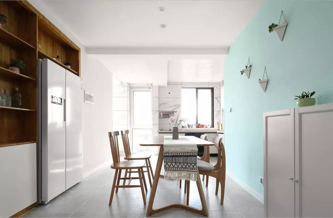 120㎡北歐新房，唯美客廳大氣有活力，廁所雙台盆實用極了！ 家居 第12張