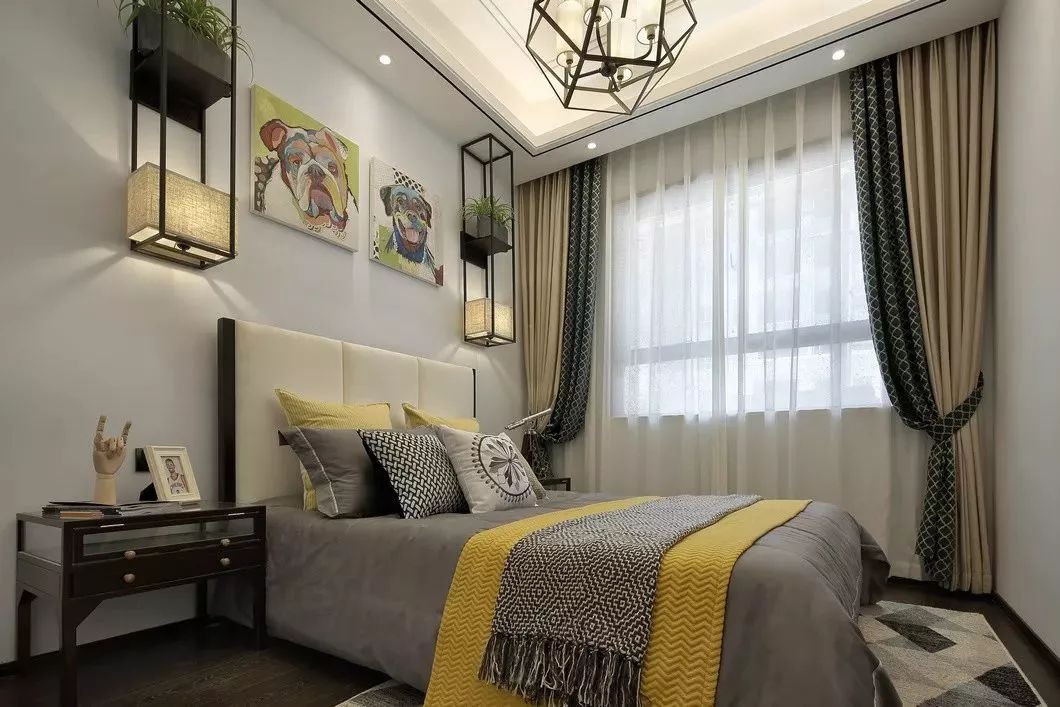精美卧室窗帘搭配图，看完你再也不纠结了！