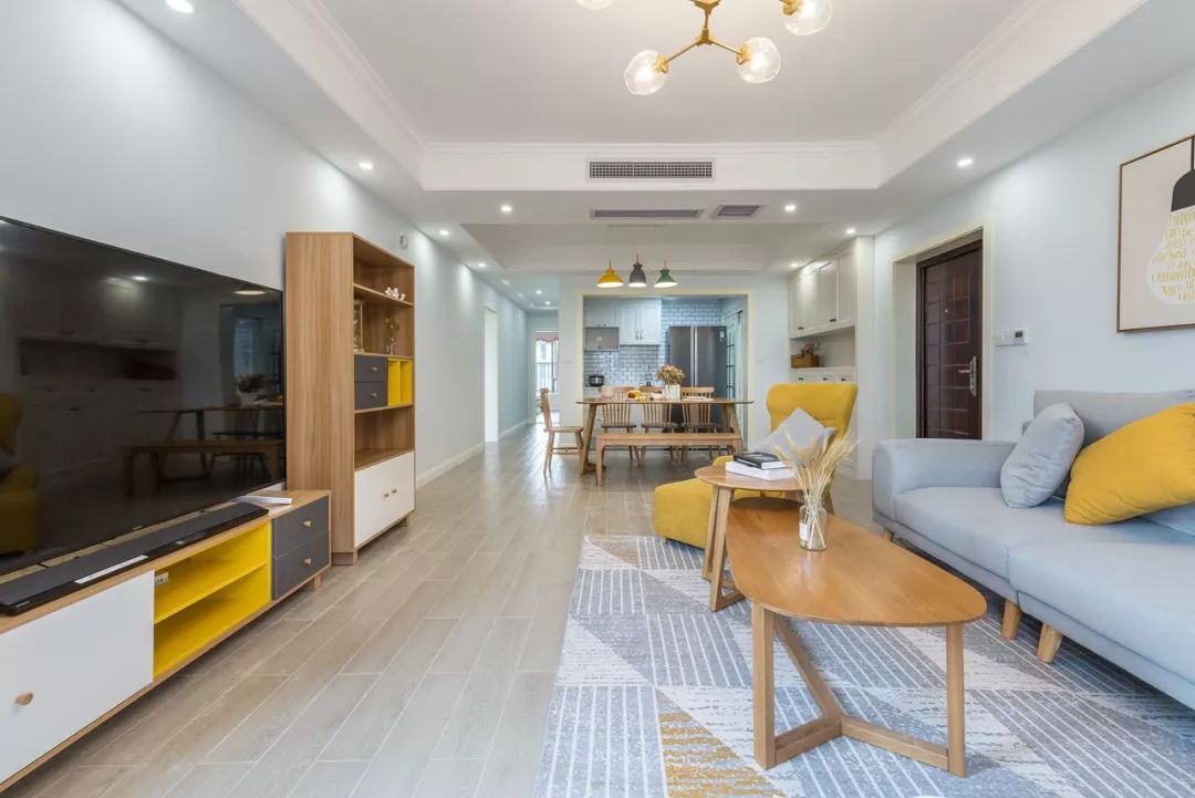 120㎡北欧新家，清新又明亮，配色太让人喜欢了！