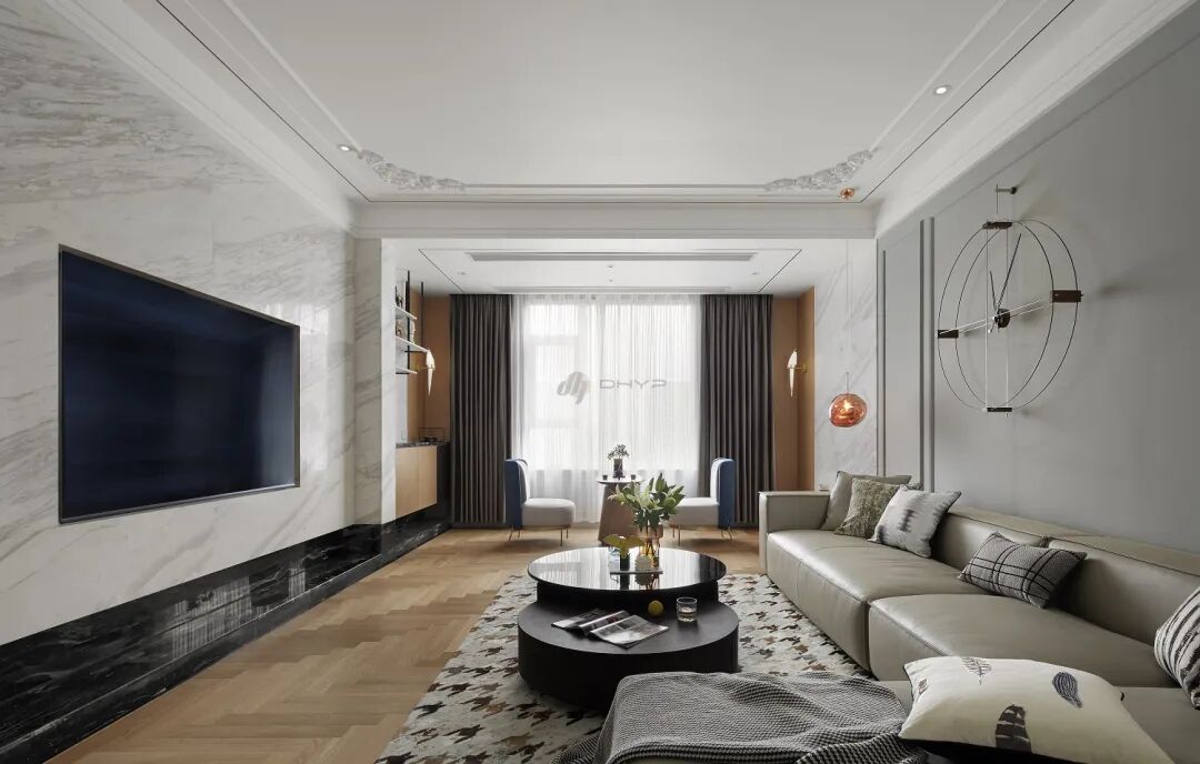 现代轻奢，优雅的空间，细腻的细节，营造精致华丽雅居