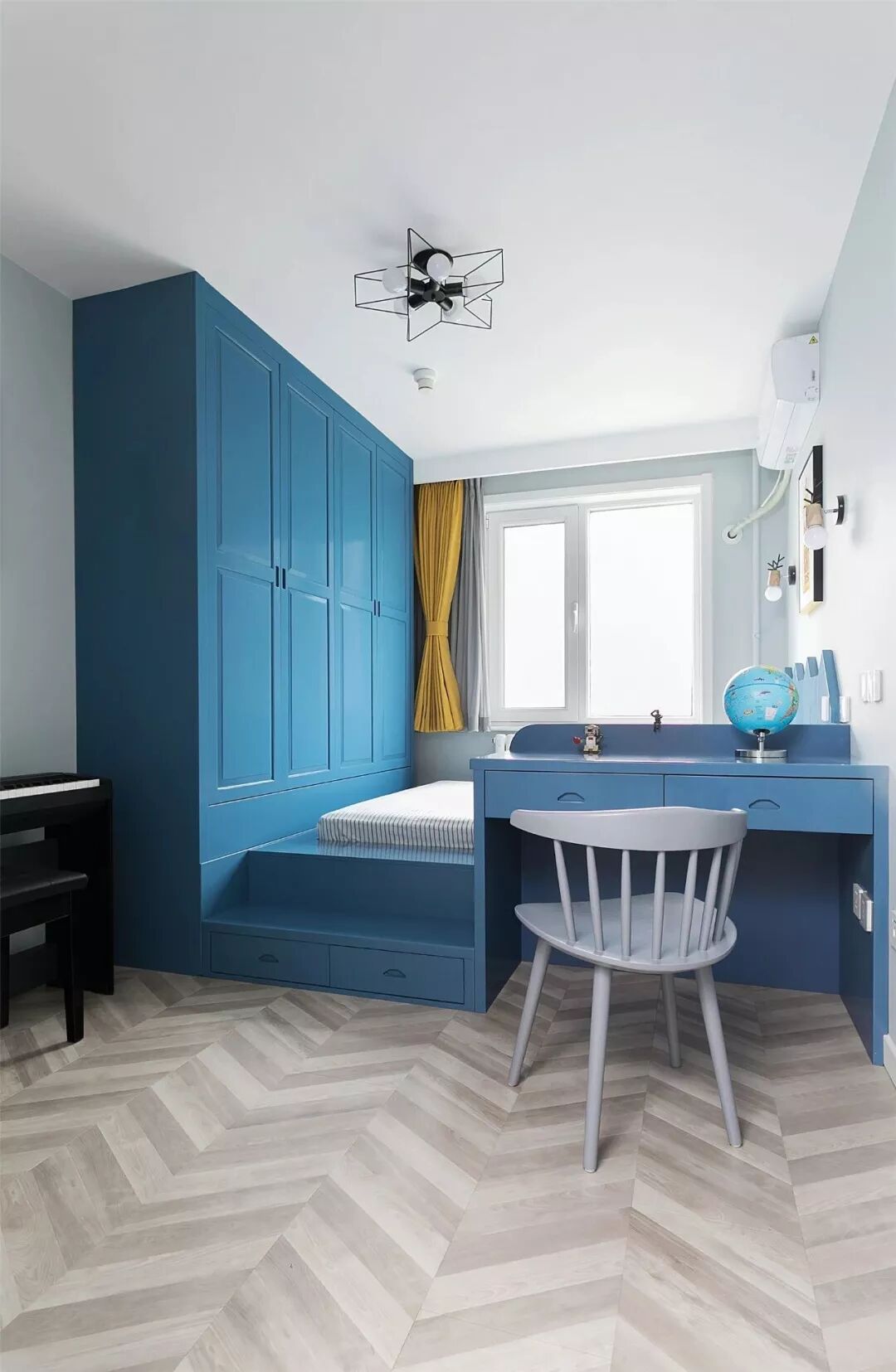 76㎡清新北欧三房，阳台打造榻榻米，实用又漂亮！