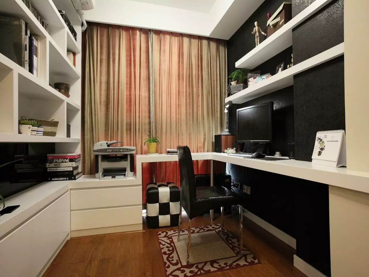 【艺航装饰微讯】让转角书桌完美为您家省空间!