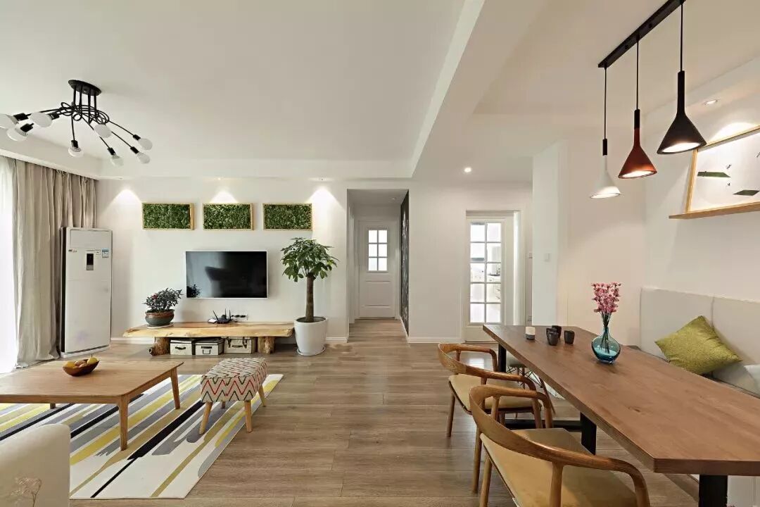 客厅连着餐厅，如何去分割空间呢？