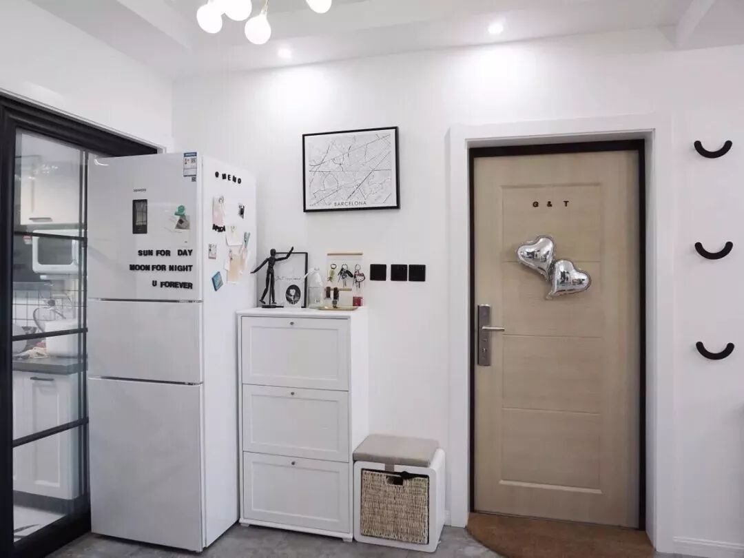 矮鞋櫃+換鞋凳，小玄關就這樣利用！ 家居 第23張