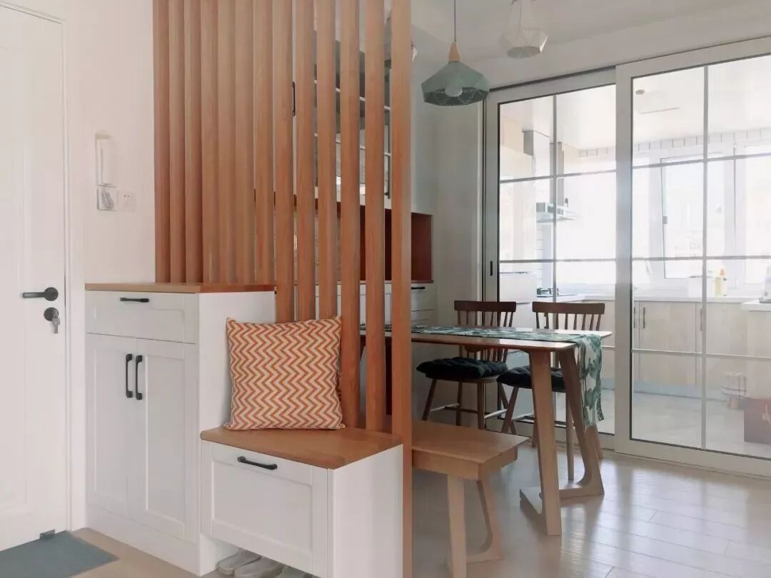 矮鞋櫃+換鞋凳，小玄關就這樣利用！ 家居 第24張