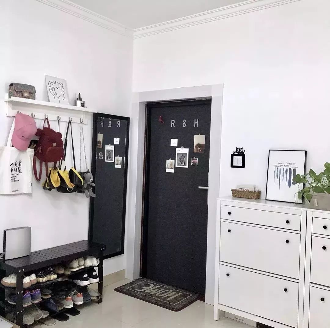 矮鞋櫃+換鞋凳，小玄關就這樣利用！ 家居 第17張