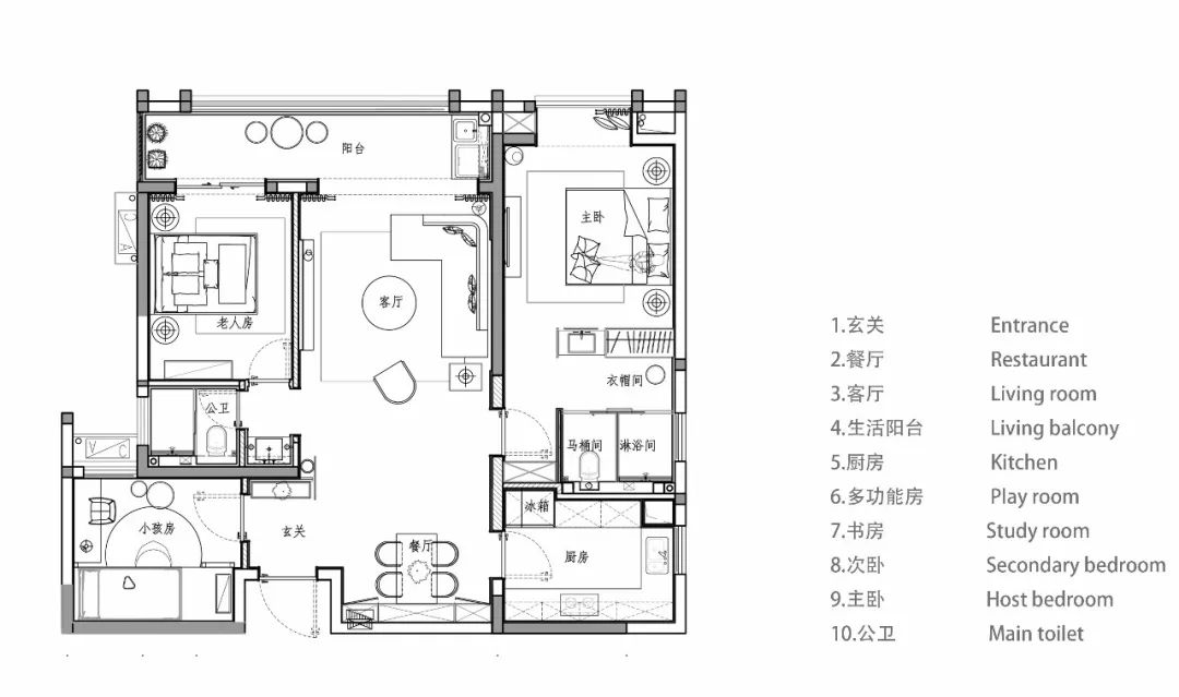 96㎡現代簡約三房室，清新優雅Tiffany藍裝飾也太漂亮了 家居 第3張