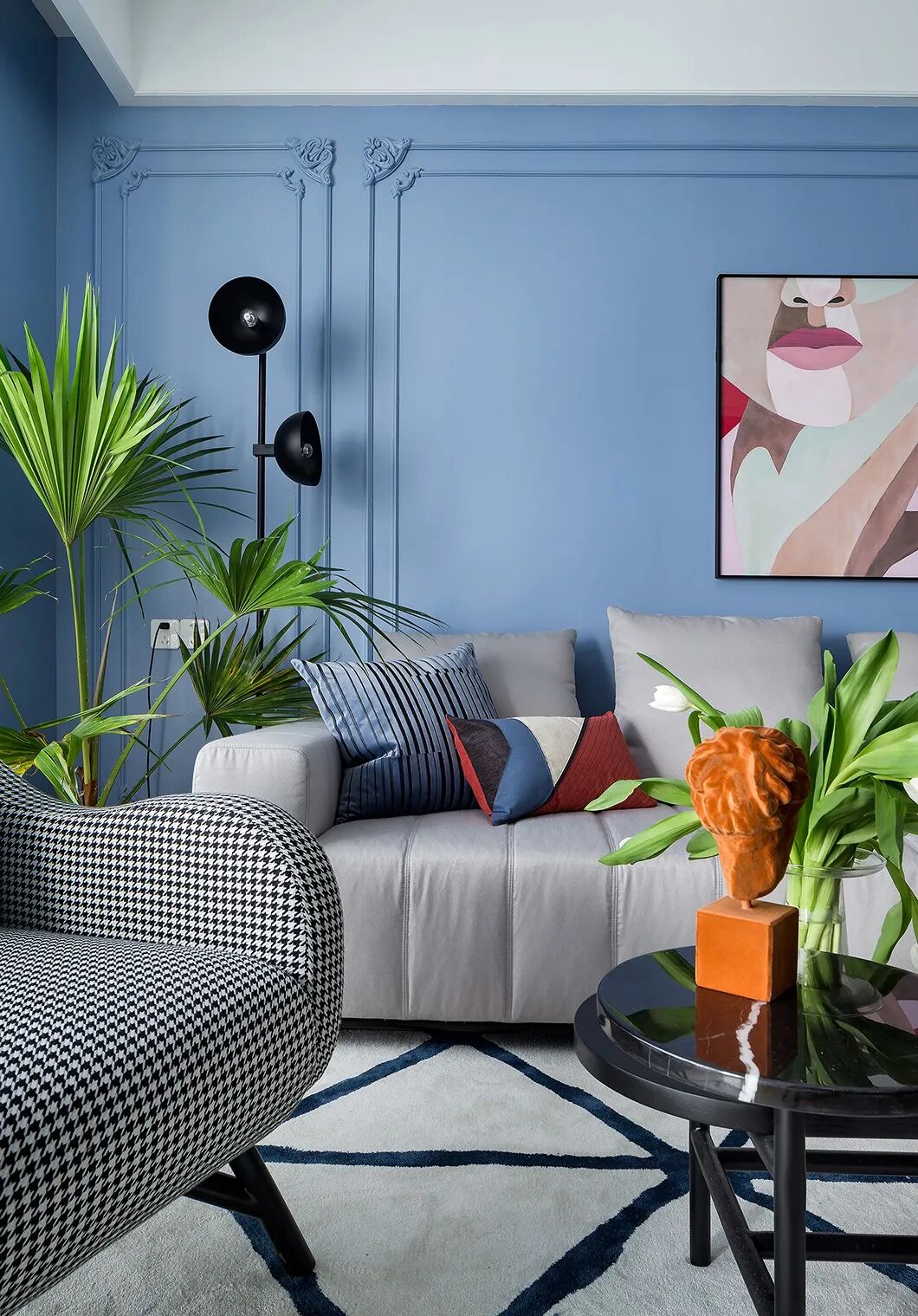 150㎡现代，通过异域风情的设计细节与搭配，让空间呈现出一种独特的艺术设计效果