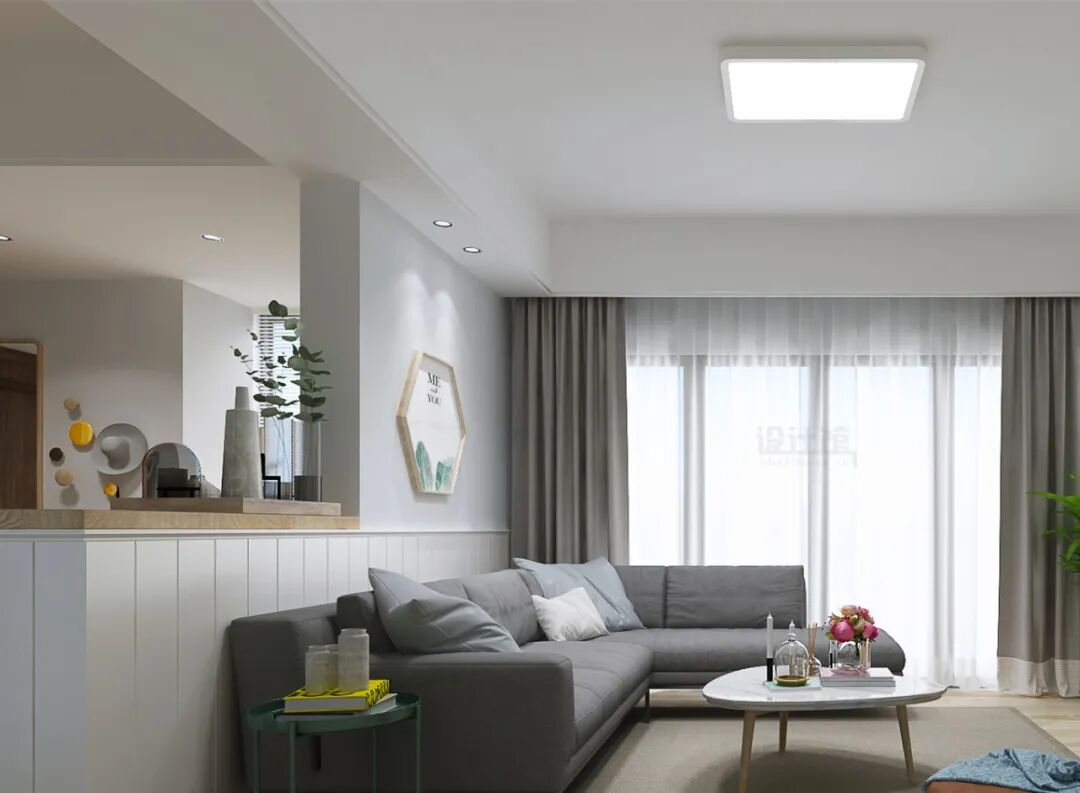 客厅有横梁，该如何处理？莫慌！可以这样装！