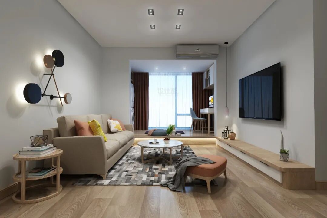 客厅有横梁，该如何处理？莫慌！可以这样装！