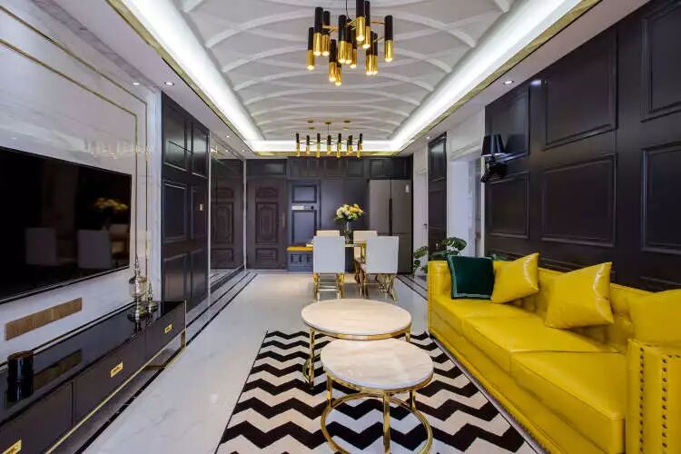 102㎡现代轻奢，时尚摩登，惊艳之家