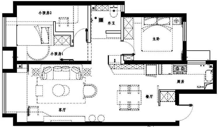 他们生了一男一女，却只一个儿童房！这样设计真是厉害了！