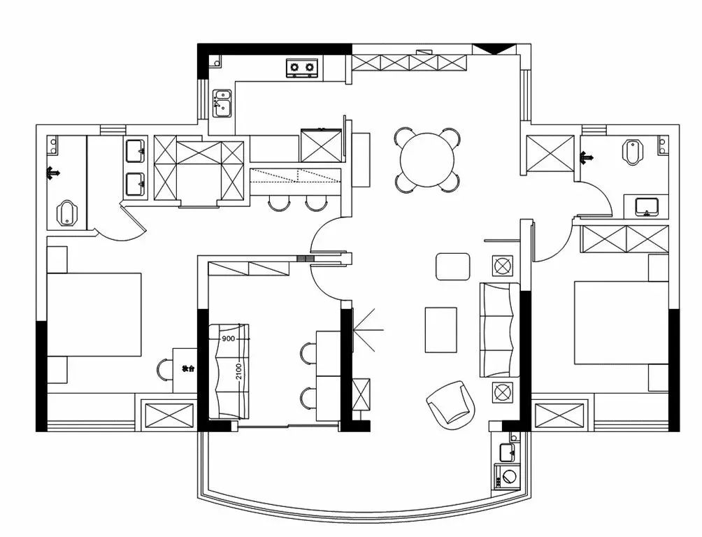 131平的極簡原木風三居室，簡約自然又舒適大方的家 家居 第2張